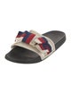 Gucci Sylvie Web Accent Leather Slides
