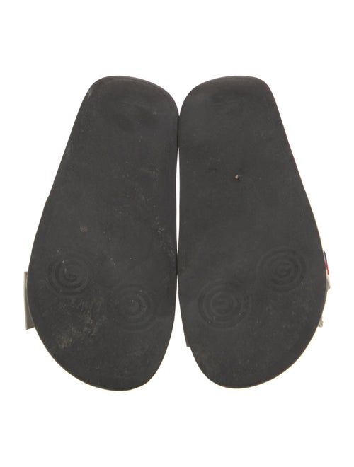 Gucci Sylvie Web Accent Leather Slides