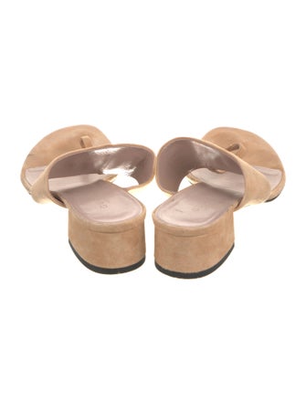 Gucci Horsebit Accent Suede Slides