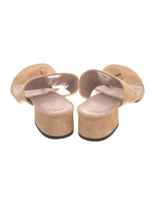 Gucci Horsebit Accent Suede Slides