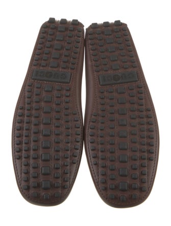 Gucci Sylvie Web Accent Leather Drivers