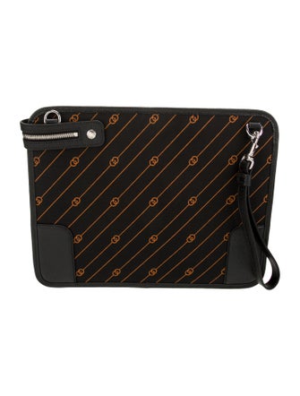 Gucci Canvas Interlocking Medium Messenger Bag