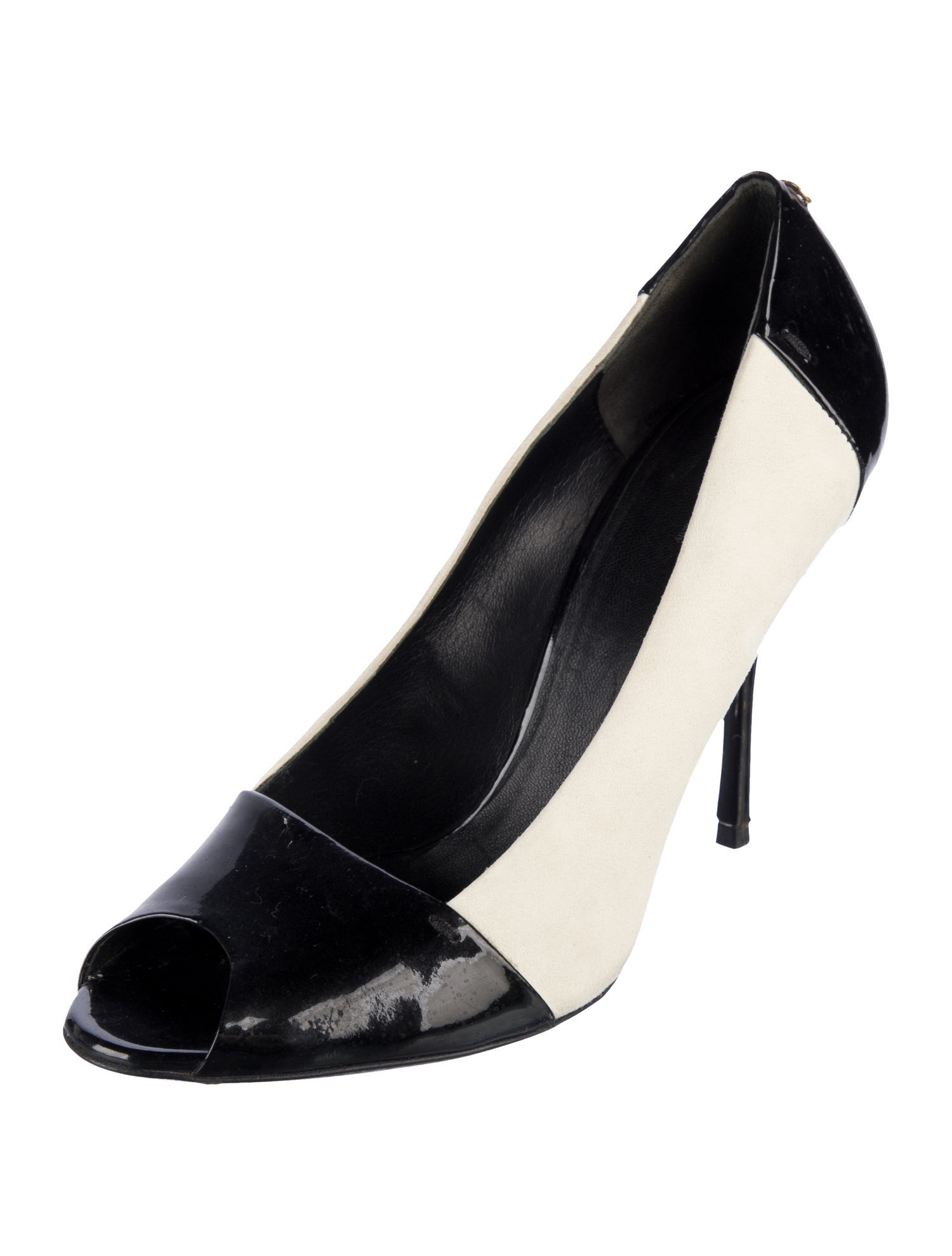 Gucci Interlocking G Logo Patent Leather Pumps