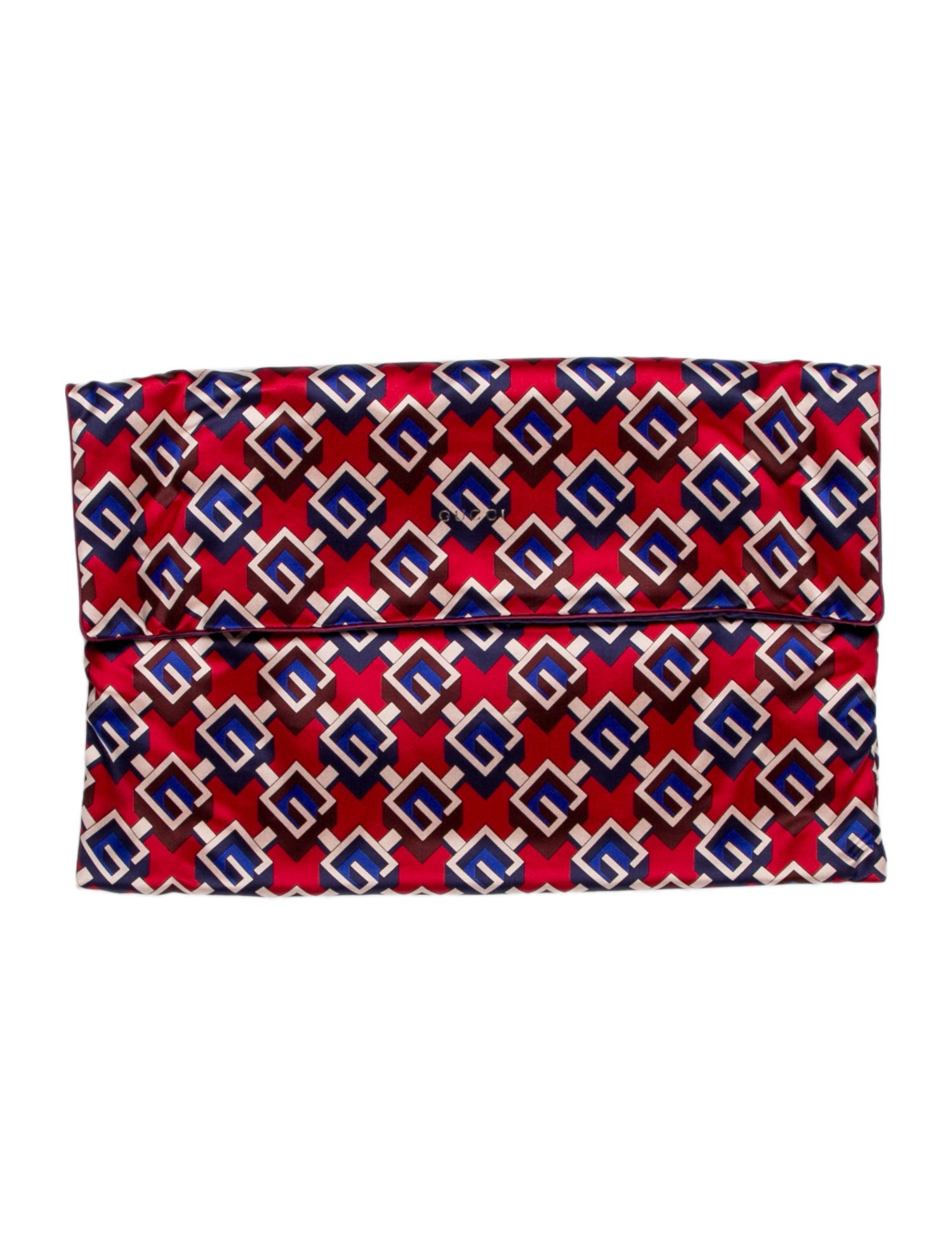 Gucci Geometric G Travel Slippers w/bag and neck pillow