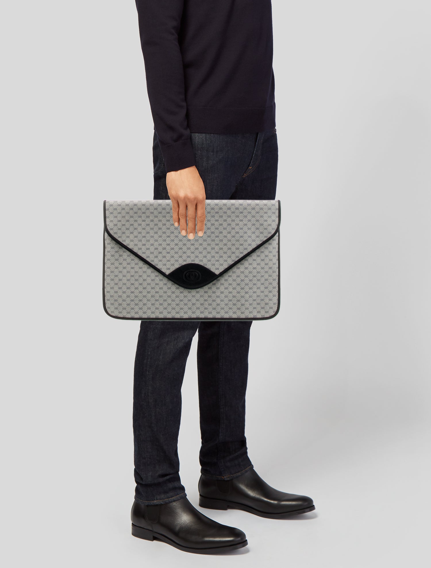 Gucci Vintage Printed Portfolio