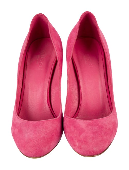 Gucci Sylvie Web Accent Leather Pumps