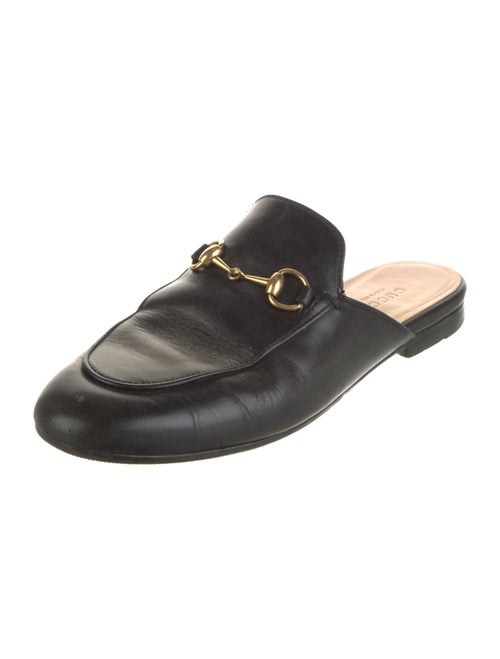 Gucci Horsebit Accent Leather Mules