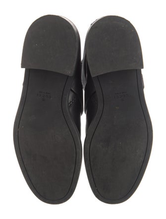 Gucci Leather Moto Boots