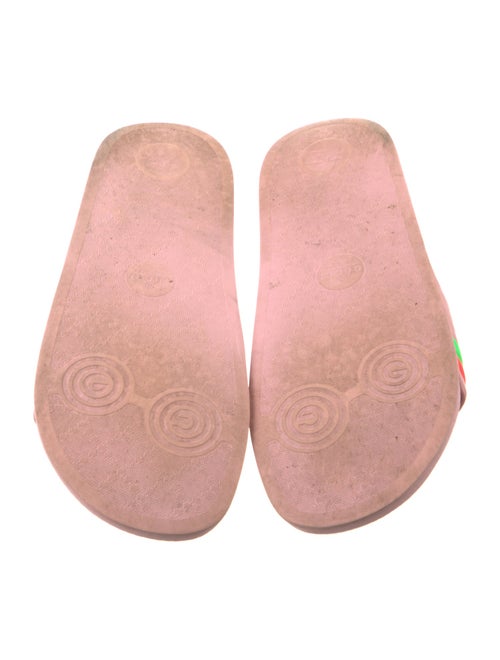 Gucci Leather Printed Slides