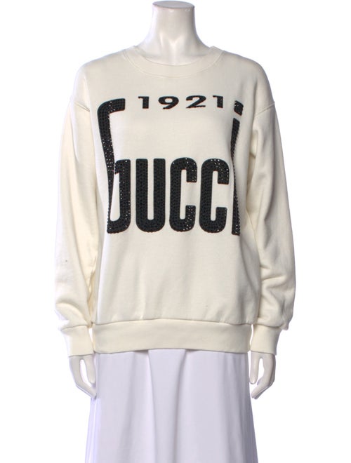 Gucci Graphic Print Crew Neck Sweatshirt