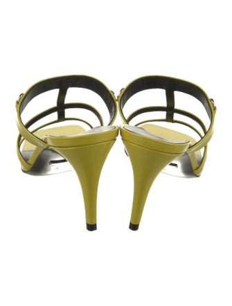 Gucci Horsebit Accent Leather Slides