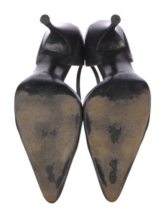Gucci Leather D'Orsay Pumps