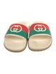 Gucci Web Accent Rubber Slides