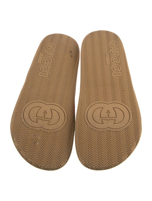 Gucci Web Accent Rubber Slides