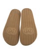 Gucci Web Accent Rubber Slides