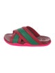 Gucci Web Accent Rubber Slides