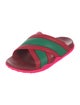 Gucci Web Accent Rubber Slides