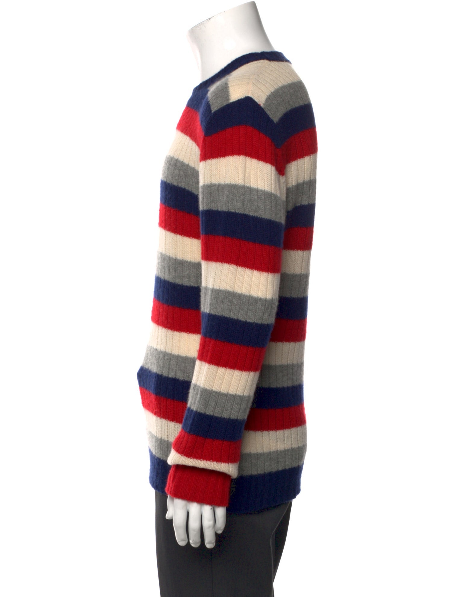 Gucci Sylvie Web Accent Crew Neck Pullover