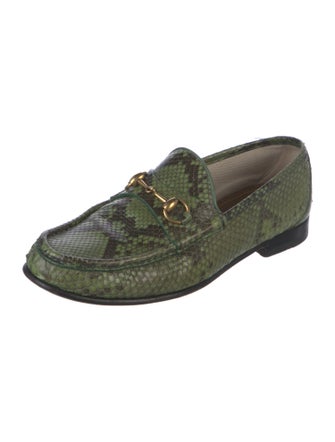 Gucci Vintage Horsebit Accent Dress Loafers