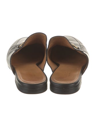 Gucci Horsebit Accent Leather Mules