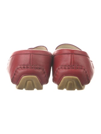 Gucci Interlocking G Logo Leather Loafers