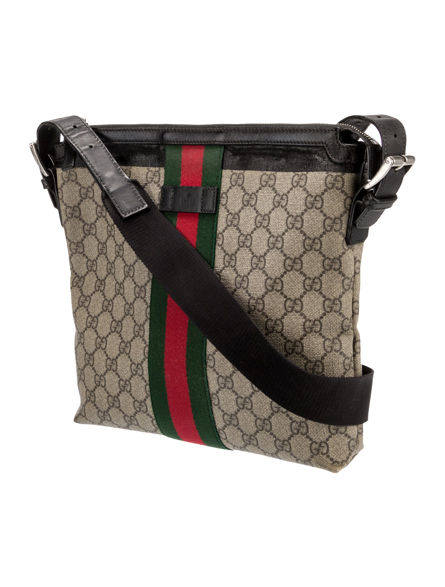 Gucci Intrecciato Messenger Bag