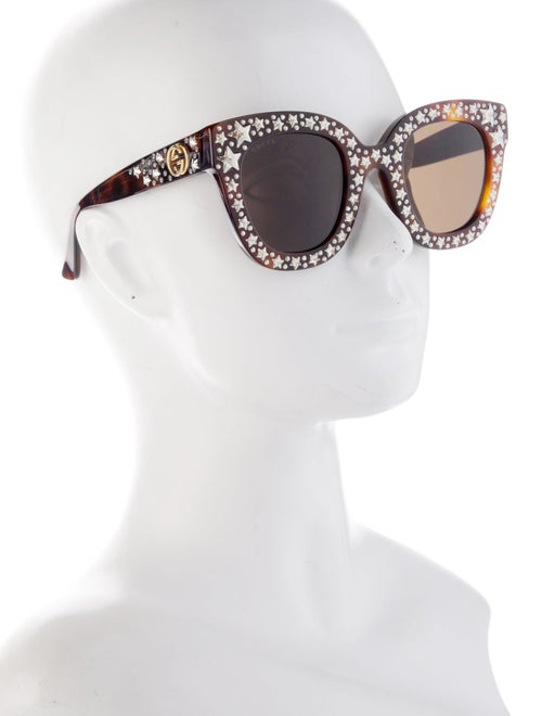 Gucci Interlocking G Logo Oversize Sunglasses