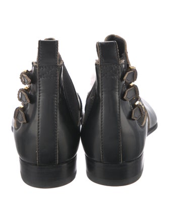 Gucci Leather Chelsea Boots