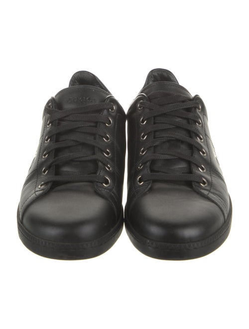 Gucci Interlocking G Logo Leather Sneakers