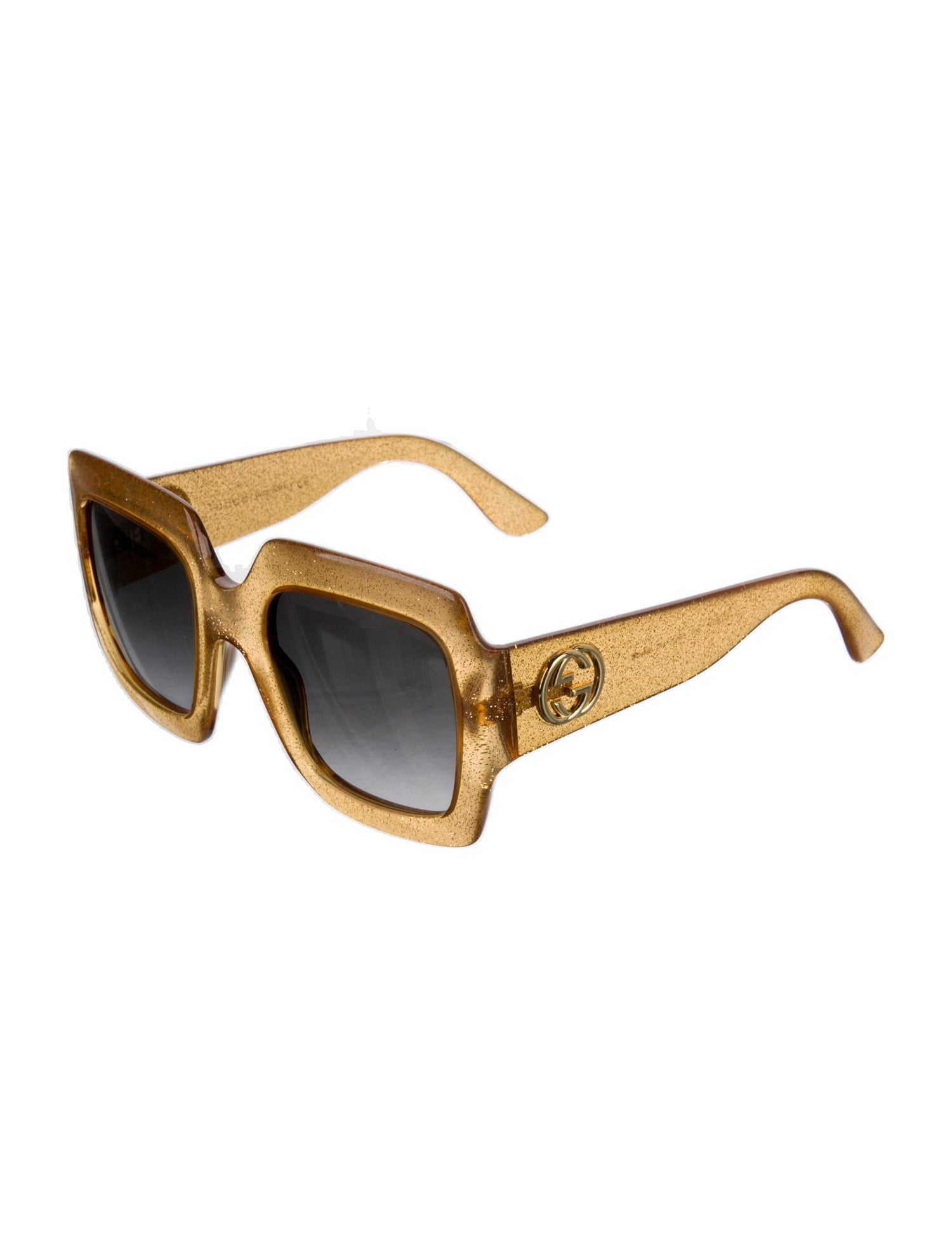 Gucci Double G Logo Square Sunglasses