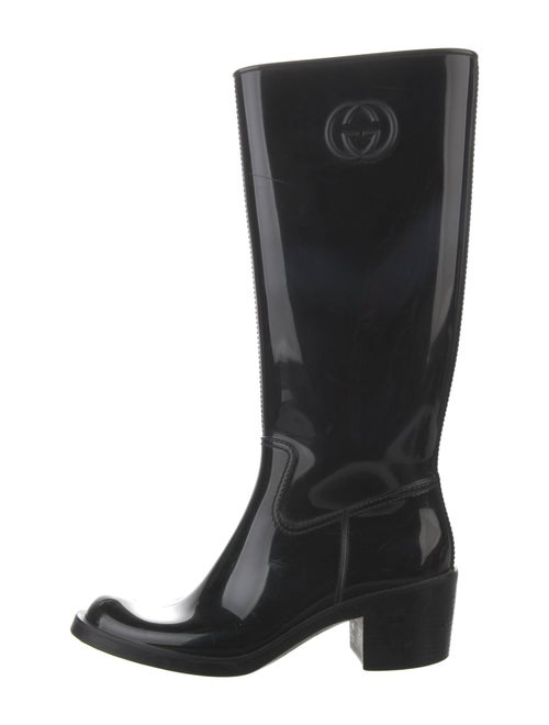 Gucci Interlocking G Logo Rubber Rain Boots