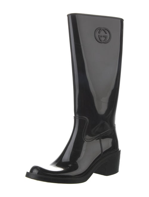 Gucci Interlocking G Logo Rubber Rain Boots
