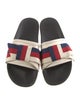 Gucci Sylvie Web Accent Bow Accents Slides
