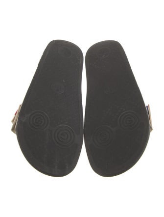Gucci Sylvie Web Accent Bow Accents Slides