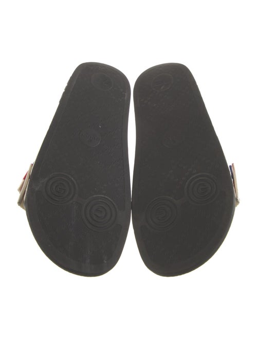 Gucci Sylvie Web Accent Bow Accents Slides