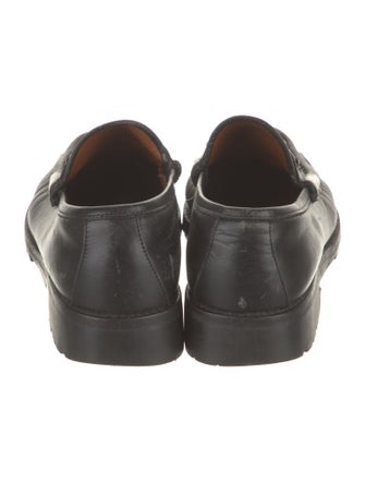 Gucci Horsebit Accent Leather Loafers