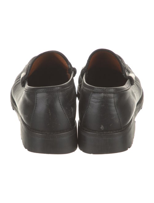 Gucci Horsebit Accent Leather Loafers