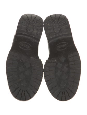 Gucci Horsebit Accent Leather Loafers