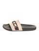 Gucci Sylvie Web Accent Rubber Slides