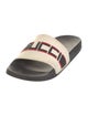 Gucci Sylvie Web Accent Rubber Slides