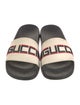 Gucci Sylvie Web Accent Rubber Slides