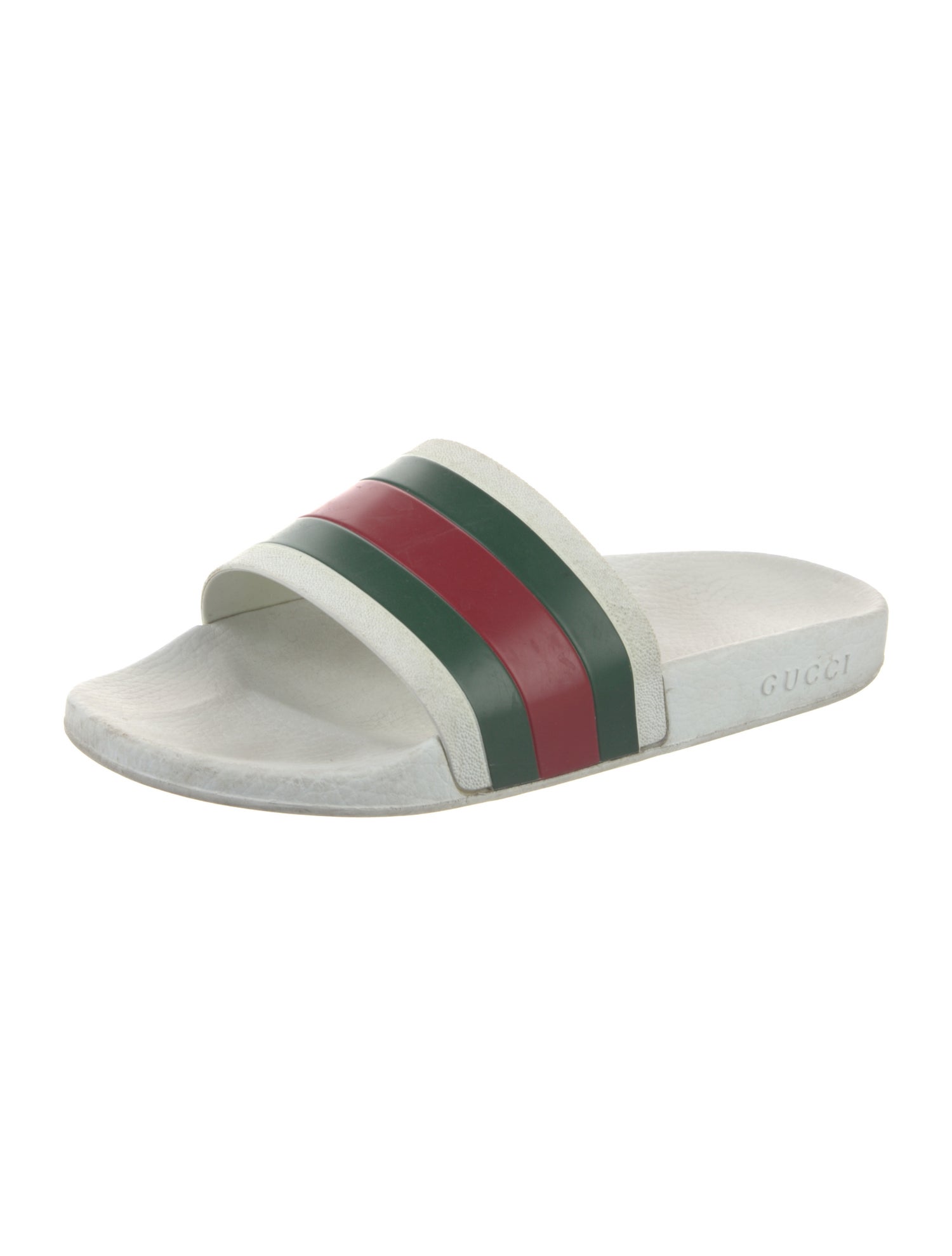 Gucci Web Accent Rubber Slides