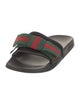 Gucci Web Accent Satin Slides