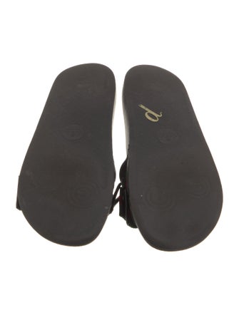 Gucci Web Accent Satin Slides