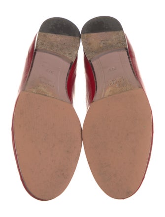 Gucci Horsebit Accent Leather Loafers