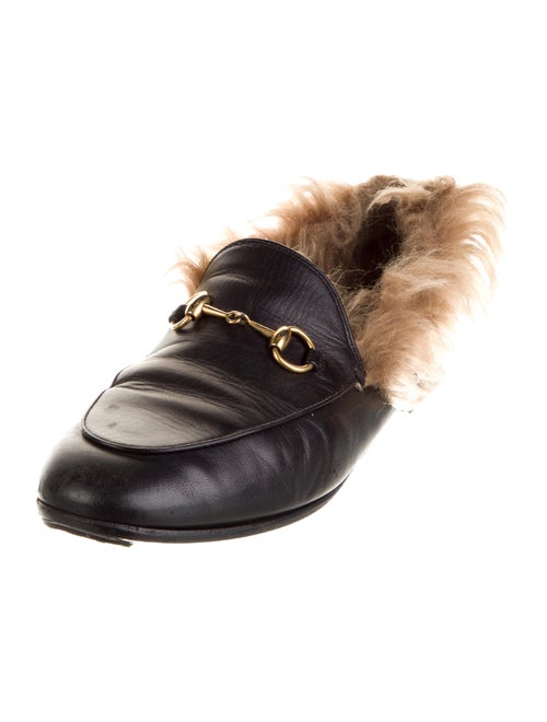 Gucci Horsebit Accent Leather Mules