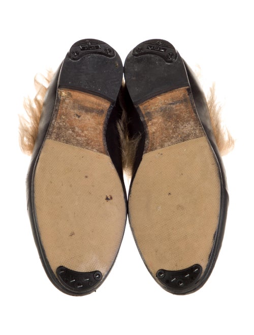 Gucci Horsebit Accent Leather Mules