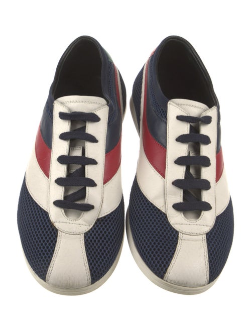 Gucci Sylvie Web Accent Mesh Sneakers
