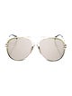 Gucci Interlocking G Logo Aviator Sunglasses