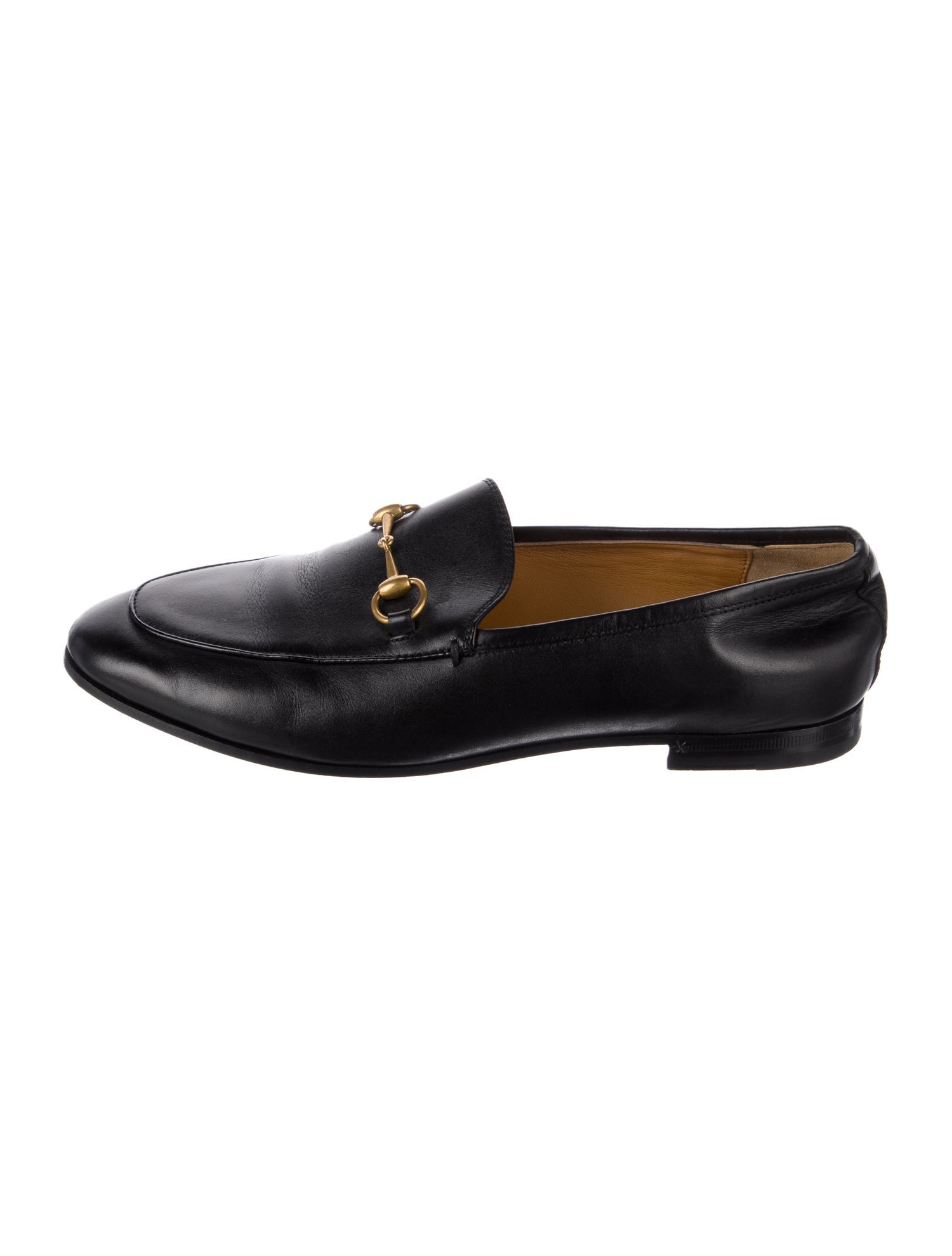 Gucci Horsebit Accent Leather Loafers